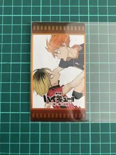 劇場版 ハイキュー‼︎ ゴミ捨て場の決戦展 チケット風カード KV 日向/ 孤爪