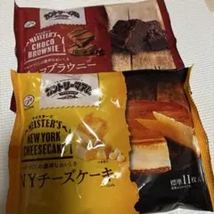 不二家 カントリーマアム NYチーズケーキ、チョコブラウニー　各11枚入り