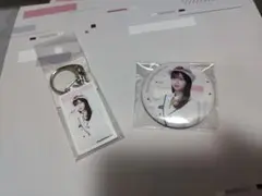 櫻坂46 JR東日本 コラボ 松本和子 駅名標風キーホルダー 缶バッジ セット