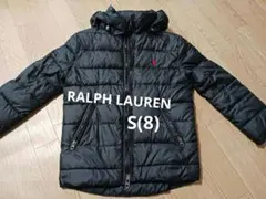 ラルフ　黒いダウンコート フード取り外し