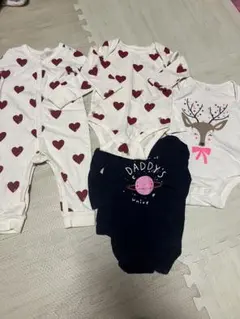 baby GAP ハート　ロンパース 6-12ヶ月　70サイズ　カバーオール