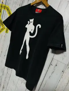 クリームソーダ　ピンクドラゴン　ブラックキャッツ　立ち猫　フィギュア クリームソーダ ピンクドラゴン ブラックキャッツ 立ち猫