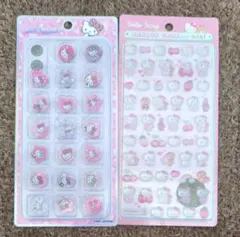 ハローキティ ボンボンドロップミニ シール　ボンドロ　おはじきシール　セット