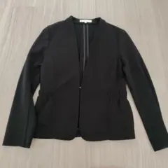 KUMIKYOKU ノーカラーブラックジャケット サイズ1