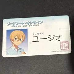 ソードアート・オンライン ユージオ 教員証風カード