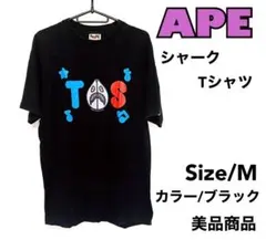 A BATHING APE BABY SHARK tシャツ　シャーク　黒