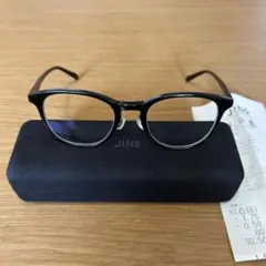 JINS メガネ 黒 ケース付き