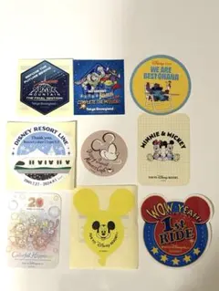 ディズニーキャラクター ステッカー 9枚セット