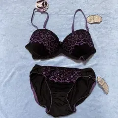 クロミちゃん ブラジャーショーツセット Mサイズ 下着 新品未使用 サンリオ ②のサムネイル