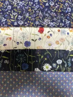 リバティ リヨセルはぎれ4柄セット