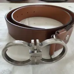 Salvatore Ferragamo ガンチーニ ベルト ブラウンのサムネイル