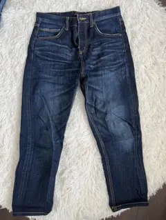 mizuiroindo ストレートワイドデニムパンツ ブルーのサムネイル