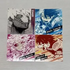 スクエアステッカーコレクション　僕のヒーローアカデミア原画展　ヒロアカ