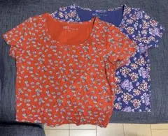処分価格UNIQLOポール&ジョー クロップドUTグラフィックTシャツ2枚セット
