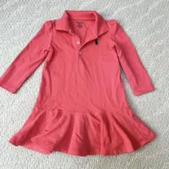 Ralph Lauren コーラルピンク ポロワンピース 12M