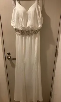 エンジェルアール　ロングドレス　白(M)