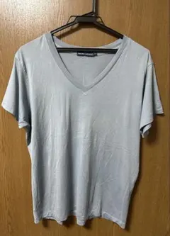 【美品】RALPH LAUREN Vネック Tシャツ ライトブルーのサムネイル