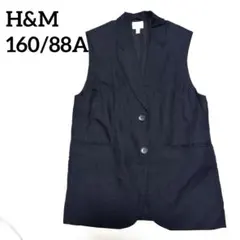 H＆Ｍ/ ブラックノースリーブジャケット/ジレ / S
