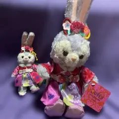 香港ディズニー限定正規品　ステラルーぬいぐるみSSとキーホルダー二個セット