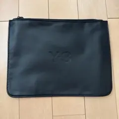 新品未使用　Y3ポーチ　ブラックのサムネイル