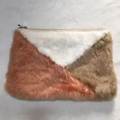 最終値下げ！！ヘザー クラッチバッグショルダーバック ファー