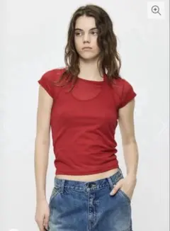 MOUSSY SHEER DOUBLE LAYERED ホルターネックトップスのサムネイル