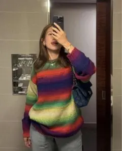 Supreme Gradient Stripe Sweater "Multi"のサムネイル