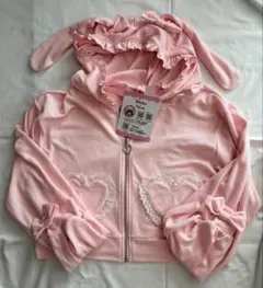 新品まゆろん✖️Majorettyコラボレーションうさ耳パーカーサイズL