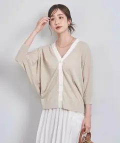 UNITED ARROWS ドルマンスリーブ　カーディガン　5部袖　春夏