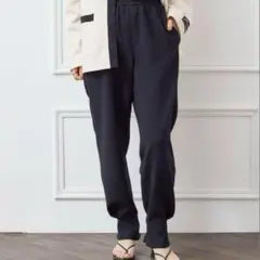 美品 VERMEIL par iena ダブルクロスジョグパンツ 36のサムネイル