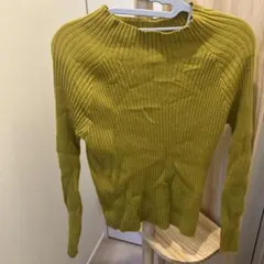 RETRO GIRL マスタード リブニット 長袖