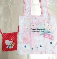 サンリオキャラクターズ くるんとーと　ショッパーデザイン　ミニ巾着セット