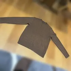 UNIQLO ブラウン クルーネックカシミヤセーター M