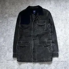 美品【ギャップ】（M）Old GAP ハンティング カバーオール ブラック