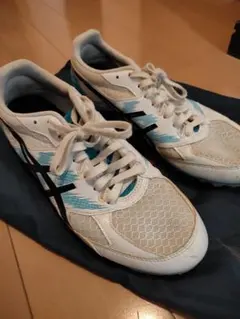 ASICS 陸上競技 スパイクシューズ ホワイト/ブルー