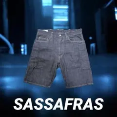【希少】SASSAFRAS ササフラス インディゴデニムショートパンツのサムネイル
