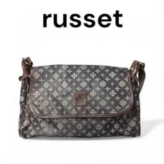 【russet / ラシット】モノグラム柄 ショルダーバッグ