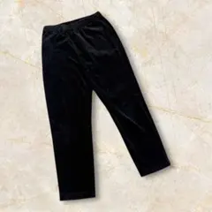 アデイインザライフ　ボトムス　ウエストゴム　ブラック　コーデュロイ　Mサイズ