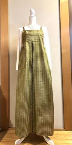 ˚✧⁎⁺˳✧༚大島紬　着物リメイク　ハンドメイド　キャミワンピース˚✧⁎⁺˳✧༚