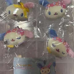 【最安値】大好評第9弾サンリオ　ウサハナぬいぐるみチャーム　4セット