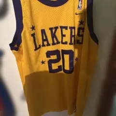 Lakers ユニフォーム 20番 イエロー