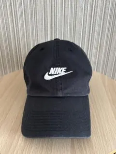 NIKE キャップ ブラック 刺繍ロゴ