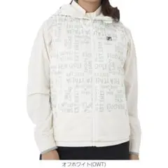 B品★秋冬★フィラ★フルジップブルゾン+タイポ柄中綿ベストセット★M/OWT