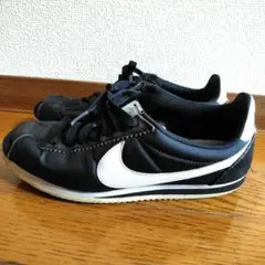 NIKE CLASSIC CORTEZ NYLON BLACK 24.5