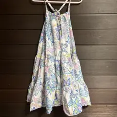 花柄　ペイズリー　ノースリーブ ワンピース　キッズ　100cm 子ども服のサムネイル