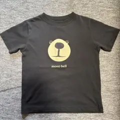 mont-bell クマの顔 Tシャツ 黒
