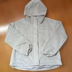 レディース　ジャケット グレー フード付き