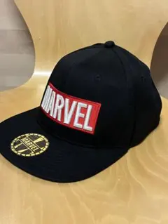 MARVEL マーベル キャップ 帽子 ブラック ロゴ刺繍のサムネイル