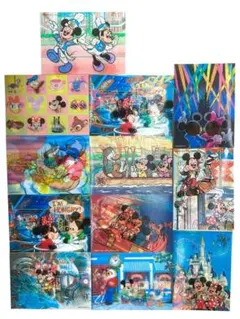 し*ん様 東京ディズニーランド　葉書　ポストカード　レンチキュラー　絵葉書　19