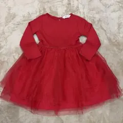 H&M 赤 ワンピース 120cm程度
